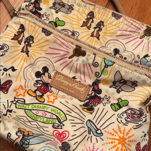 Dooney & Bourke Disney Crossbody Bag - Cream and Multicolor - Picture 3 of 6